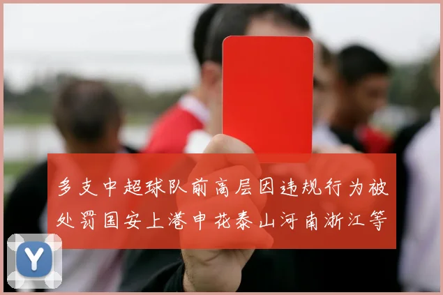 多支中超球队前高层因违规行为被处罚国安上港申花泰山河南浙江等队受影响
